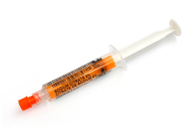 5 mL 4% Sodium Citrate syringe package